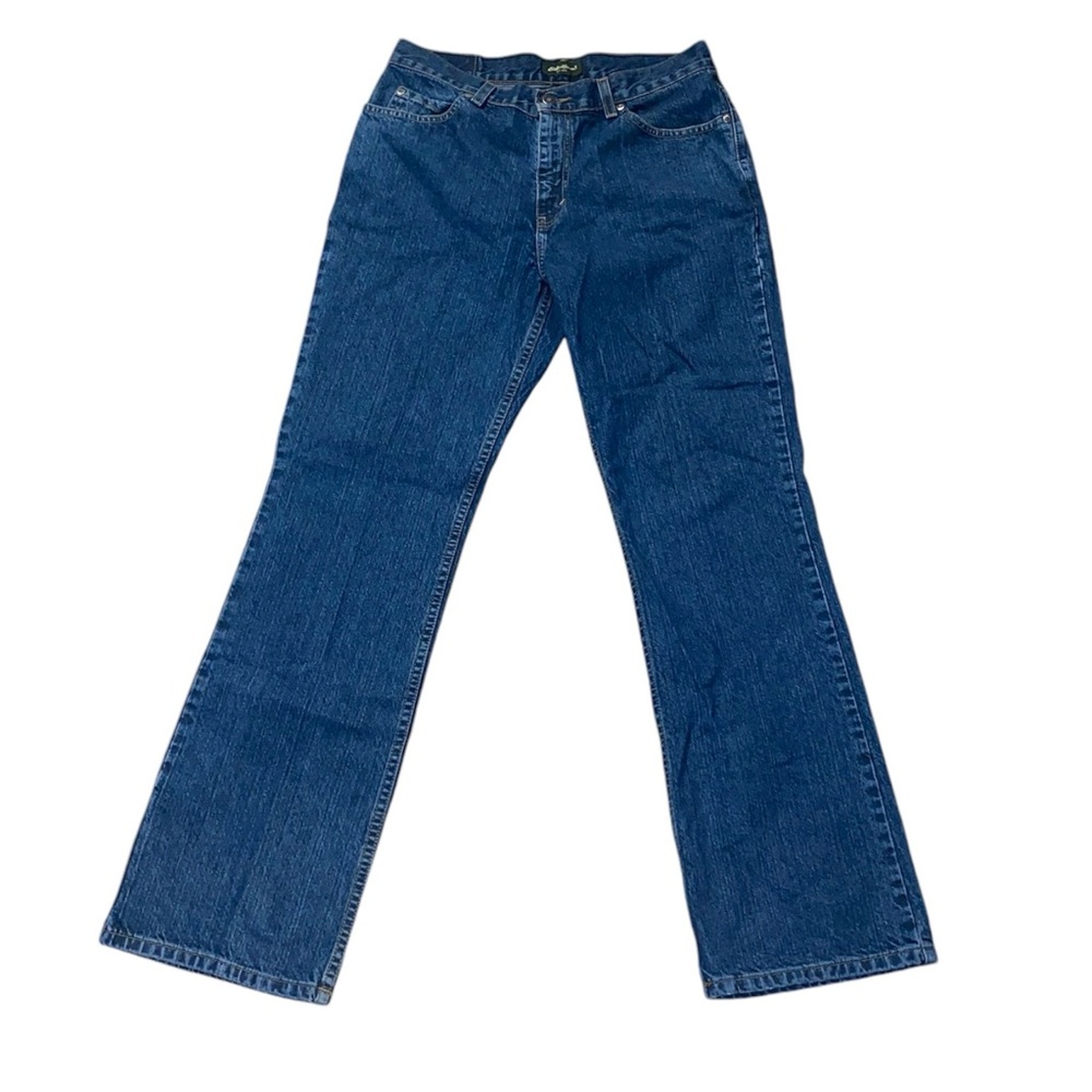 Women’s  Eddie Bauer New Boot Cut Stonewashed Jeans Size 10
